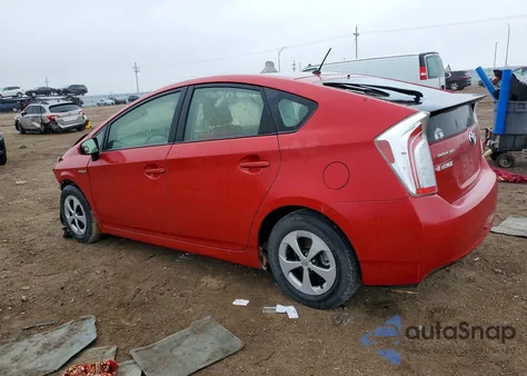 2013 Toyota Prius z USA, uszkodzony, nr VIN JTDKN3DU2D0344590
